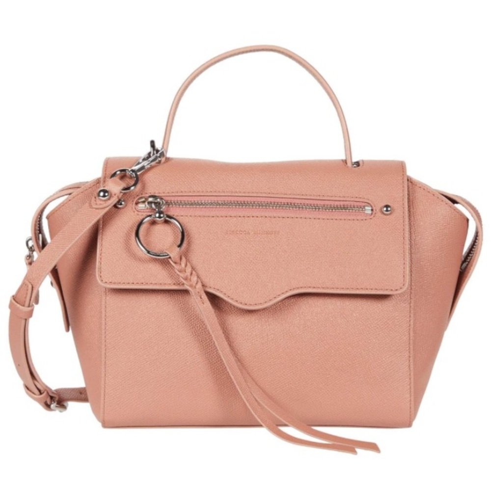REBECCA MINKOFF Gabby Dessert Rose pink Genuine leather Satchel Bag